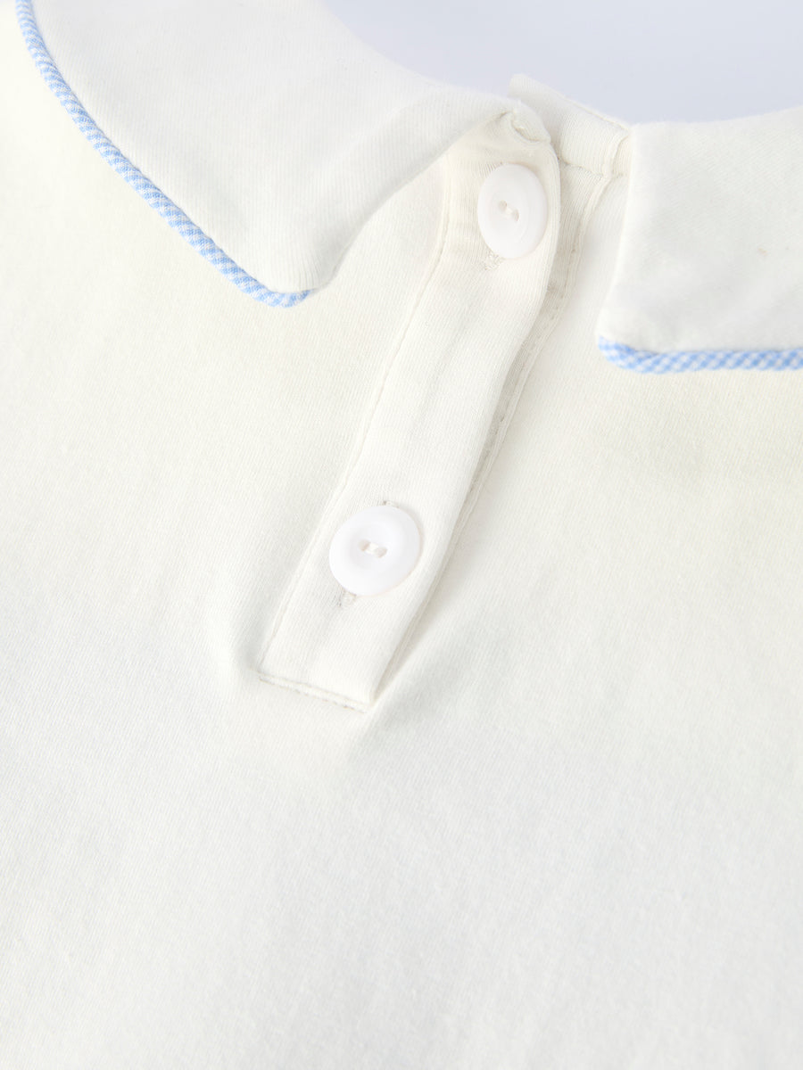 Blue Smocked Church Christ Bishop Christening Toddler Boys'Set