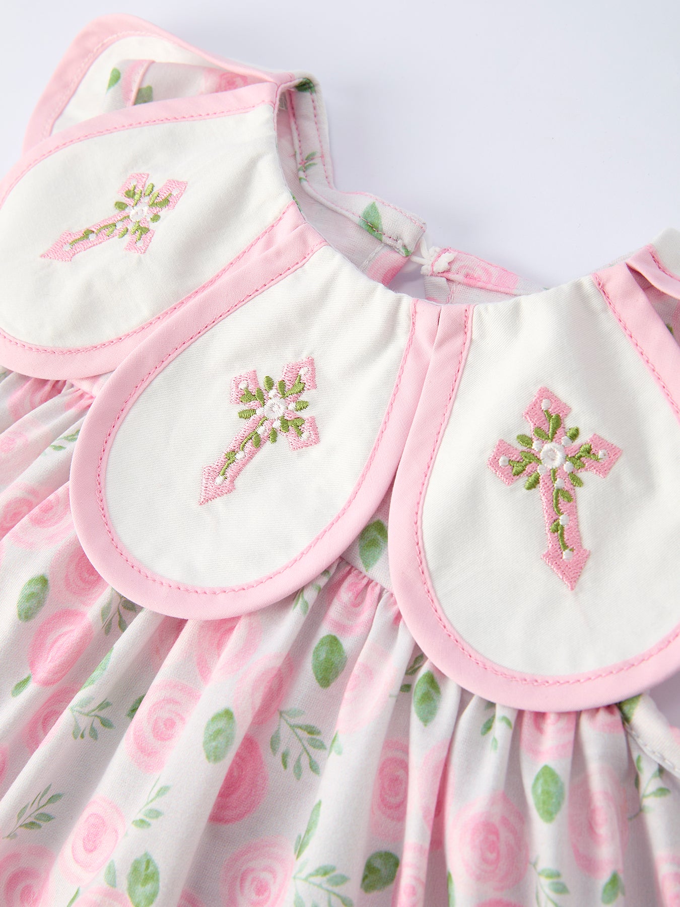 Floral Smocked Petal Peter Pan Collar Dress 2 Floral Smocked Petal Peter Pan Collar Dress 2