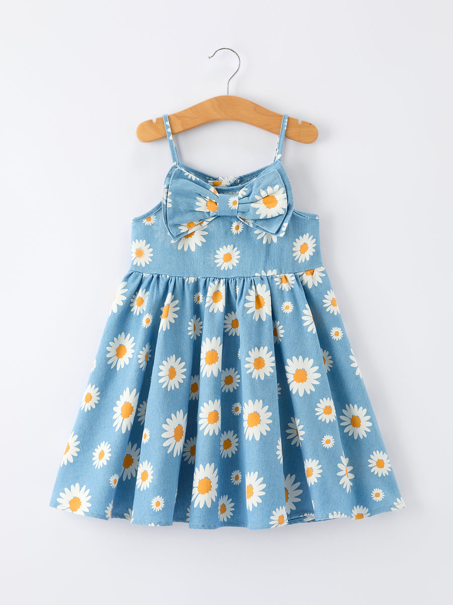 Spring Daisy Girls' Blue Denim Dress 7 Spring Daisy Girls' Blue Denim Dress 7