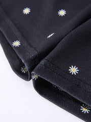 Summer Daisy  Girls Bow Ruffle Set