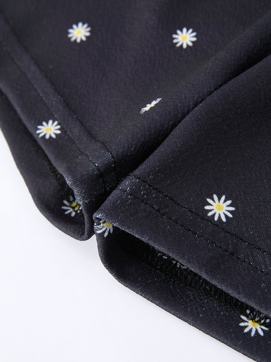 Summer Daisy  Girls Bow Ruffle Set