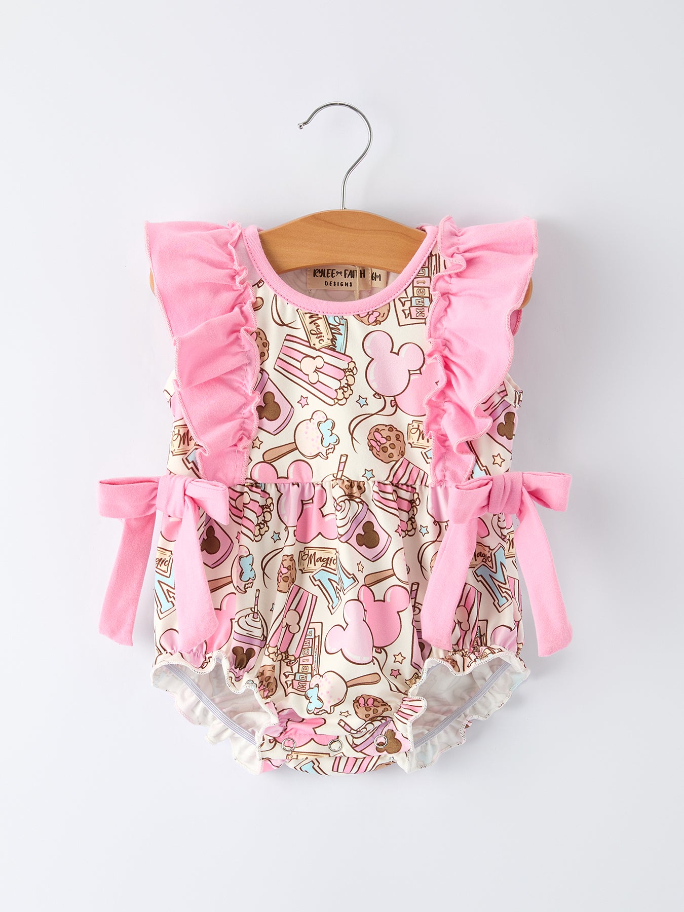 Summer Sweet Treat Print Girls Short Sleeve Romper – Rylee Faith Designs