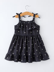 Summer Daisy Girls Bow Dress