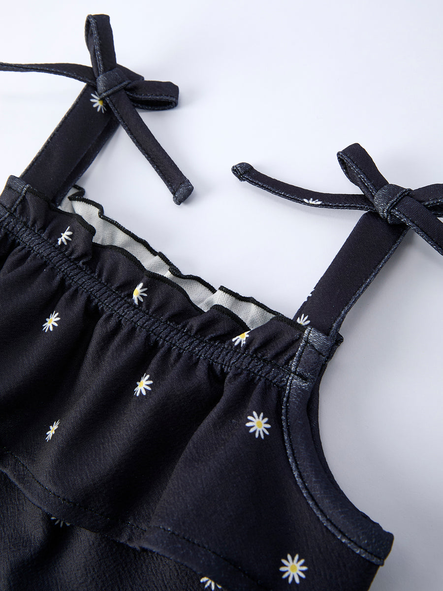 Summer Daisy Girls Bow Dress