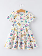 Girl Back To School Twirl Dress