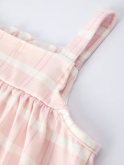 Girls Crab Embroidered Smocked Dress