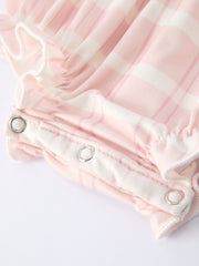 Girls Crab Embroidered Smocked Baby Romper