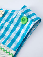 Summer Tropical Embroidered Baby Boys Romper