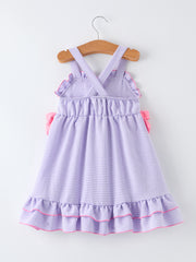 Ocean Fantasy Smocked Embroidery Girl Dress