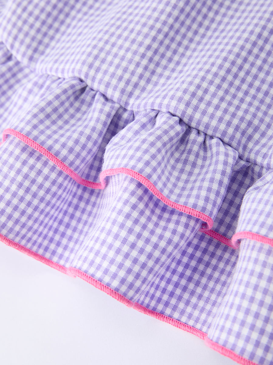 Ocean Fantasy Smocked Embroidery Girl Dress