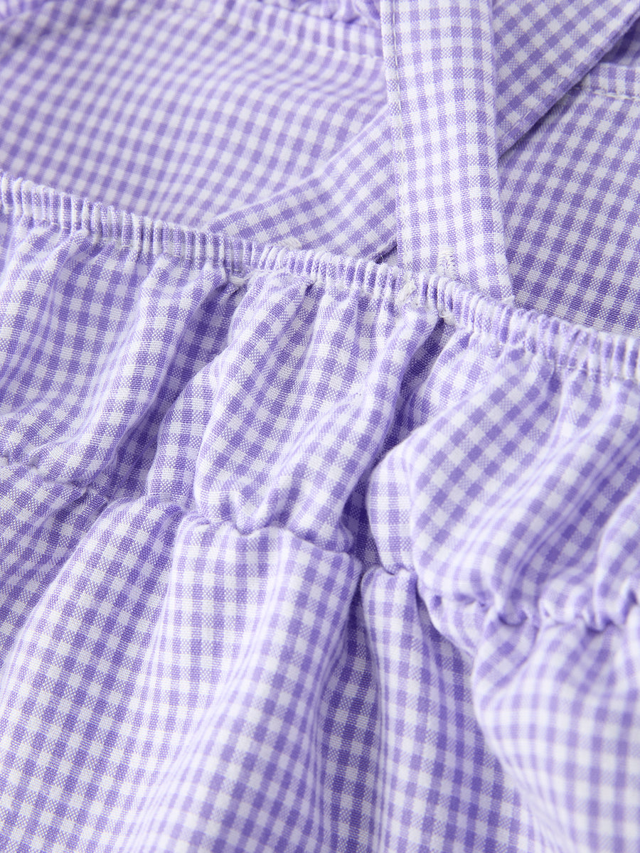 Ocean Fantasy Smocked Embroidery Girl Dress