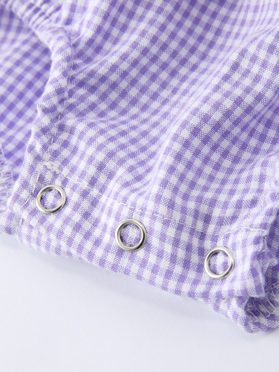 Ocean Fantasy  Embroidery Baby Girls Romper