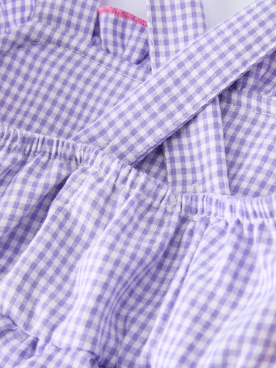 Ocean Fantasy  Embroidery Baby Girls Romper