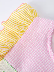 "Jesus Loves Me "Embroidered Girls Dress