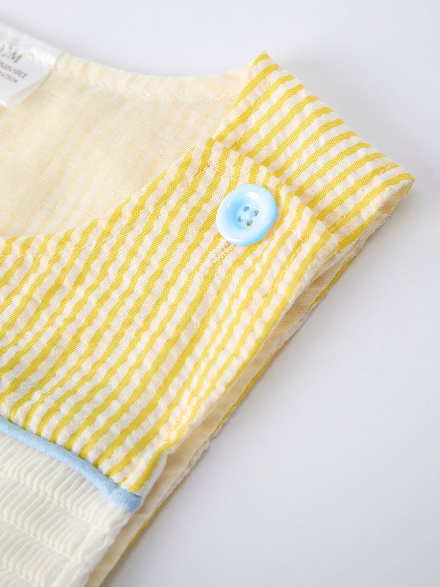 "I ❤ MOM "Embroidered Baby Boy Romper