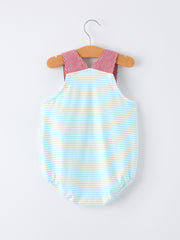 Crab Applique Baby Boy Romper