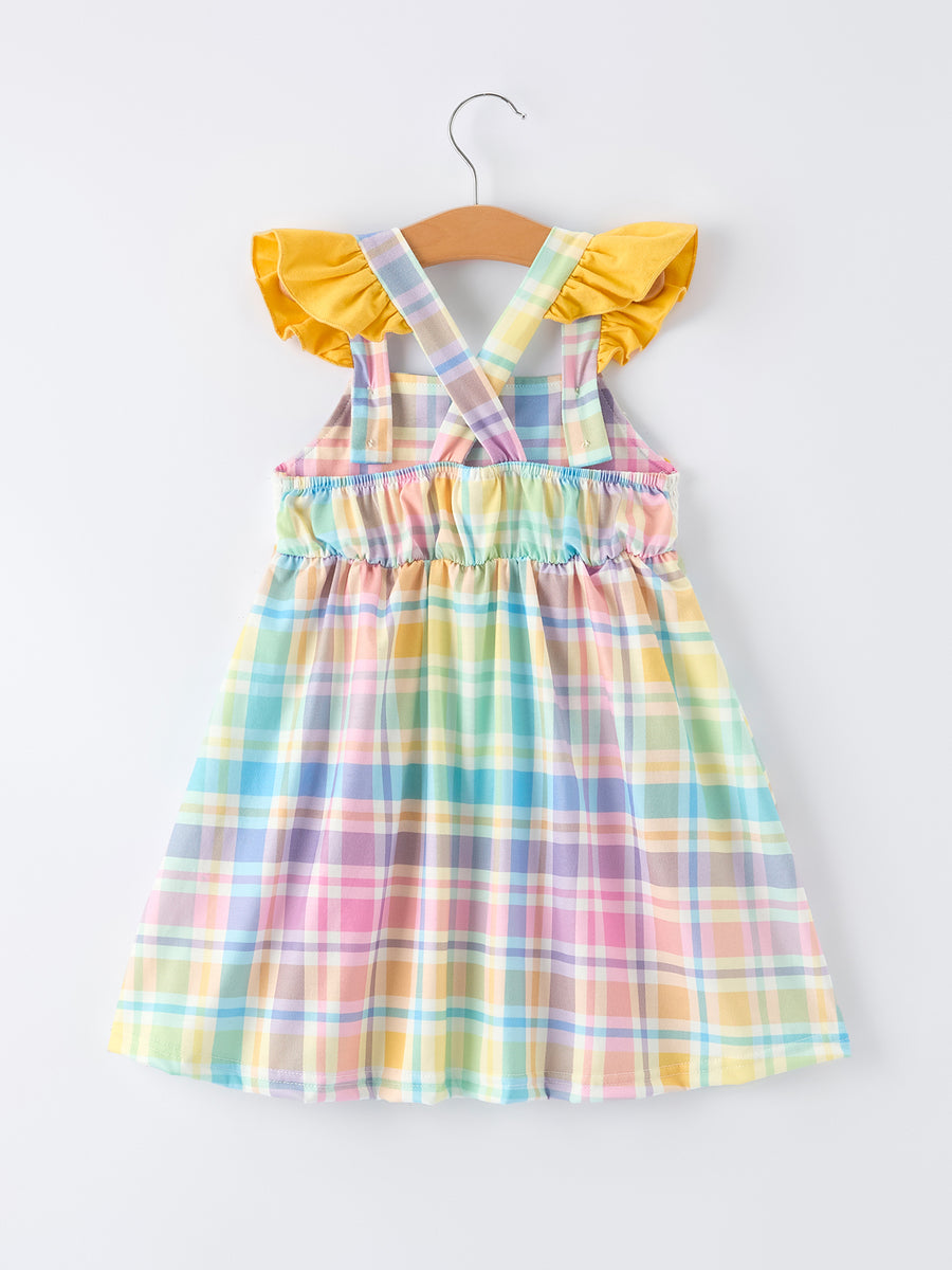 "JESUS ❤ ME "Embroidered Girls Dress