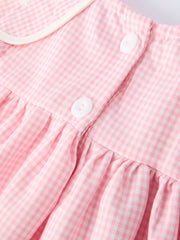 Pink Smocked Church Christ Bishop Christening Girls Dress