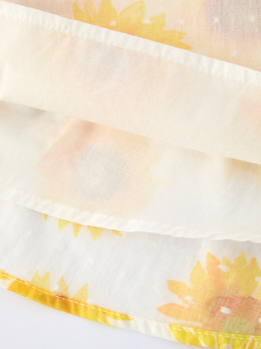 Sunflower Girls Smocked Ruffle Dress