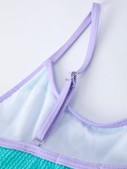 Mommy me "Blue and Red Stripes" Women's Swimsuit