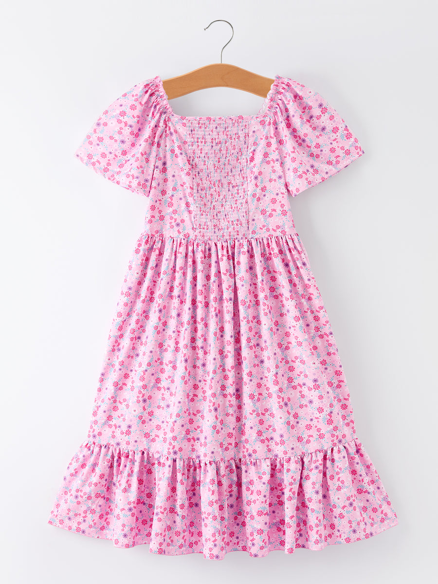 Mommy & Me Adult Dress – Spring Floral Print