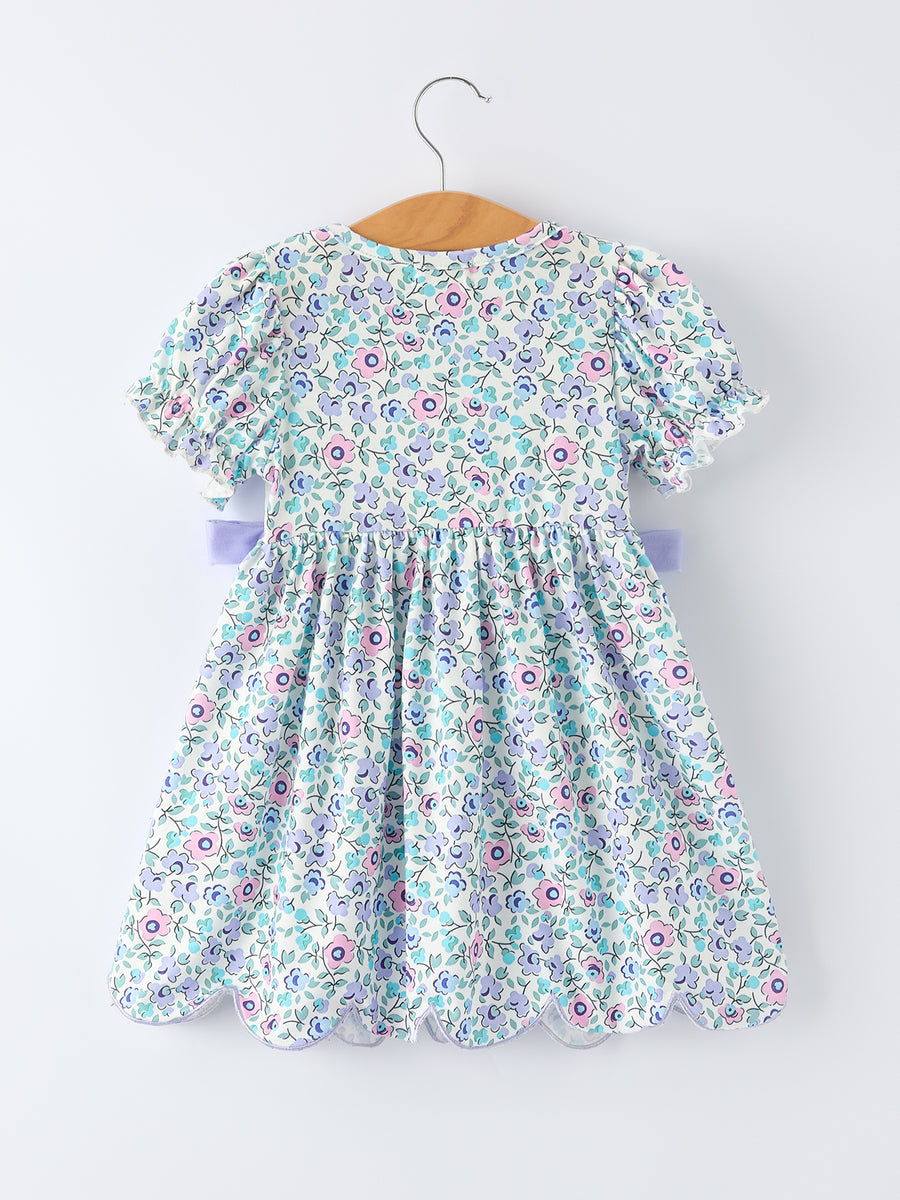 DADDY'S GIRL Smocked Girls Dress 5 DADDY'S GIRL Smocked Girls Dress 5