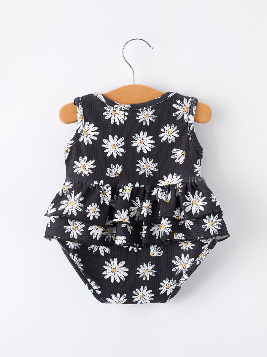 Baby Girls' Spring Daisy Romper