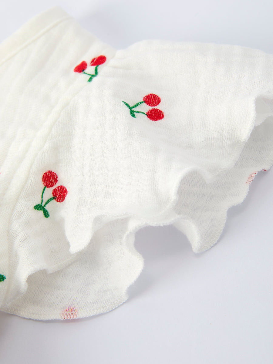 Baby Girls Spring Cherry Romper