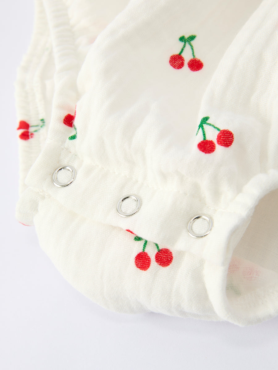 Baby Girls Spring Cherry Romper