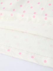 Back to School Polka Dot Girls Dress Pencil Bow Applique