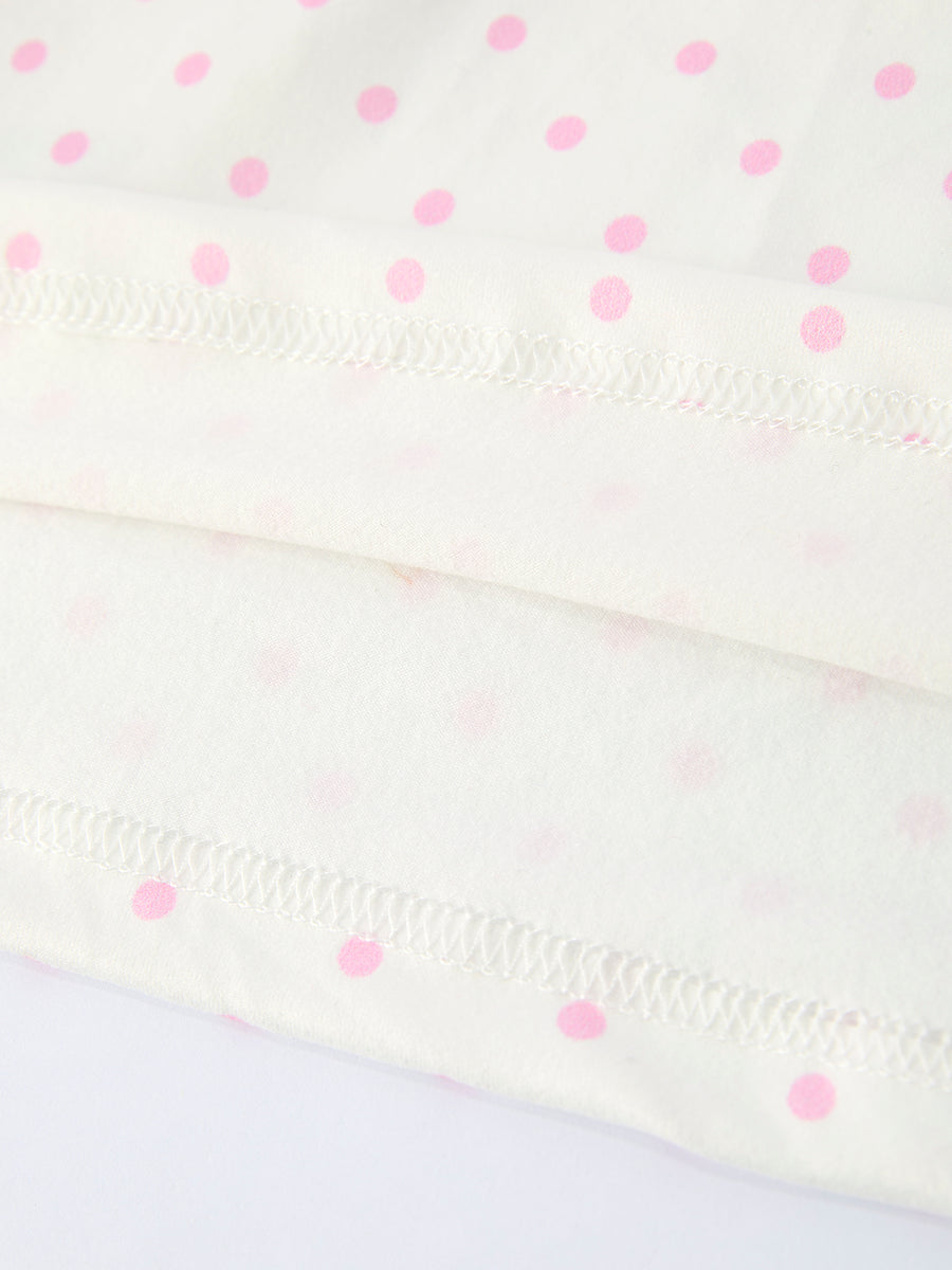 Back to School Polka Dot Girls Dress Pencil Bow Applique