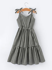 Mommy & Me Adult Plaid Smocked Dress
