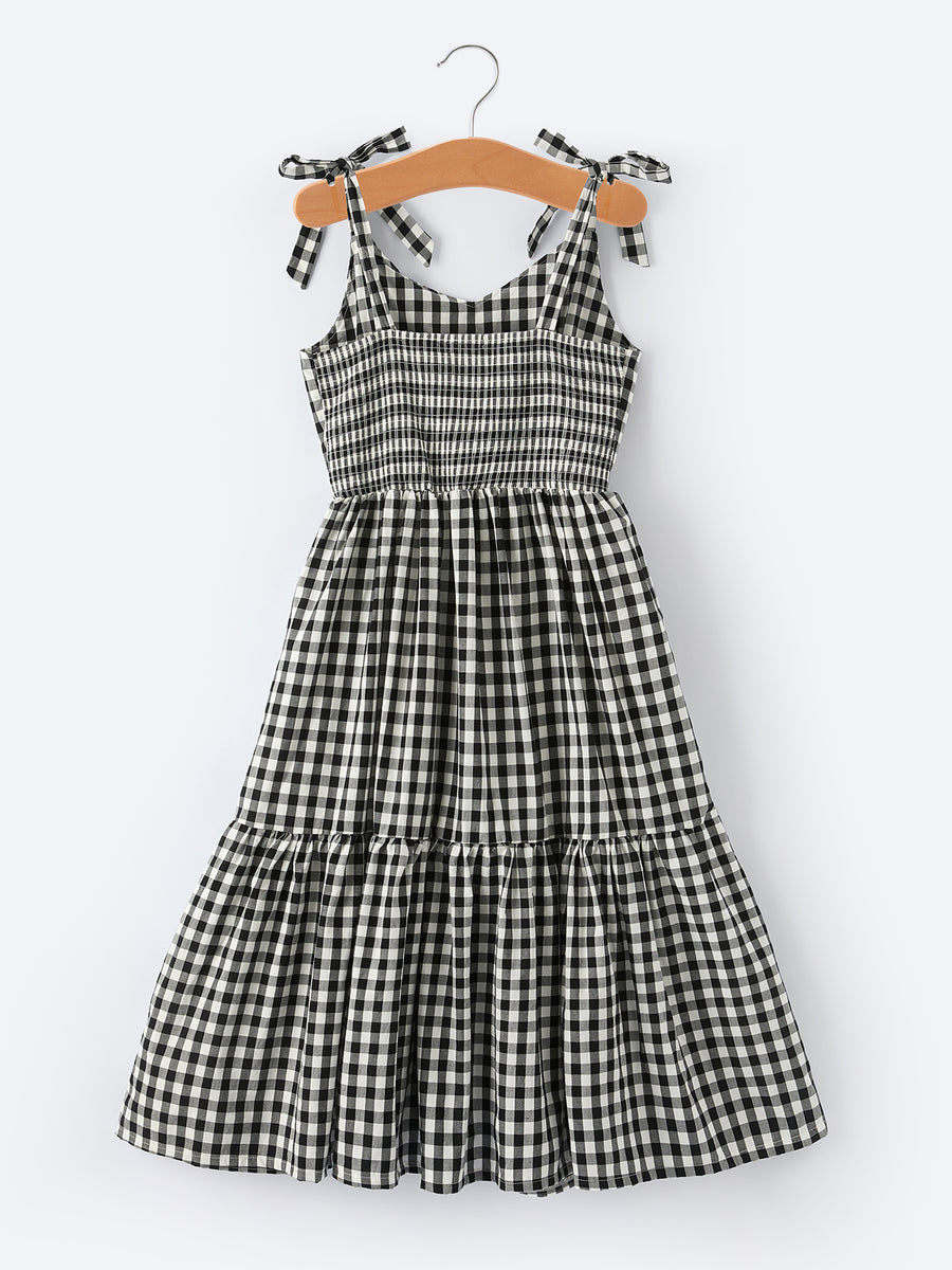 Mommy & Me Adult Plaid Smocked Dress L Mommy & Me Adult Plaid Smocked Dress L