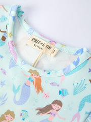 Ocean Animal Girl Ruffle Dress