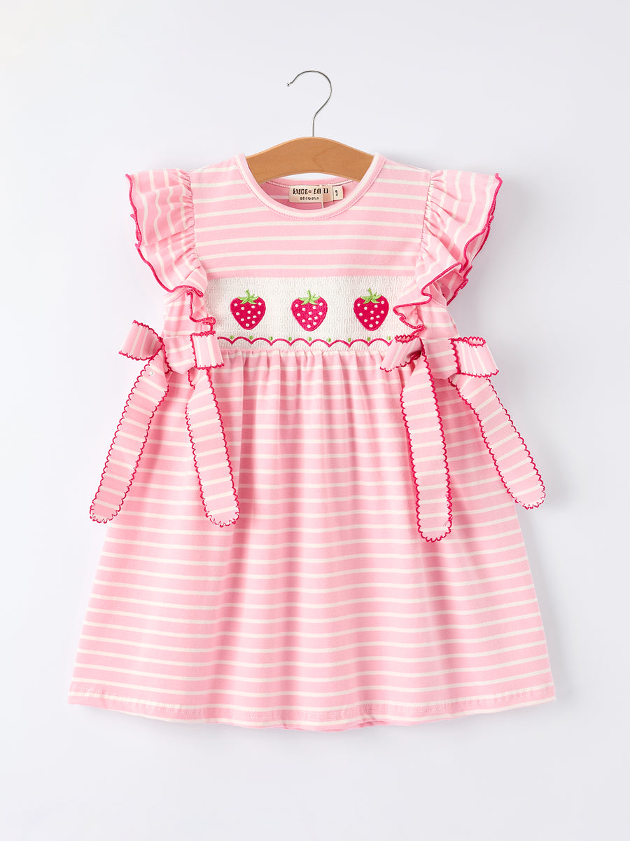 strawberry embroidered dress Sweet As Strawberry