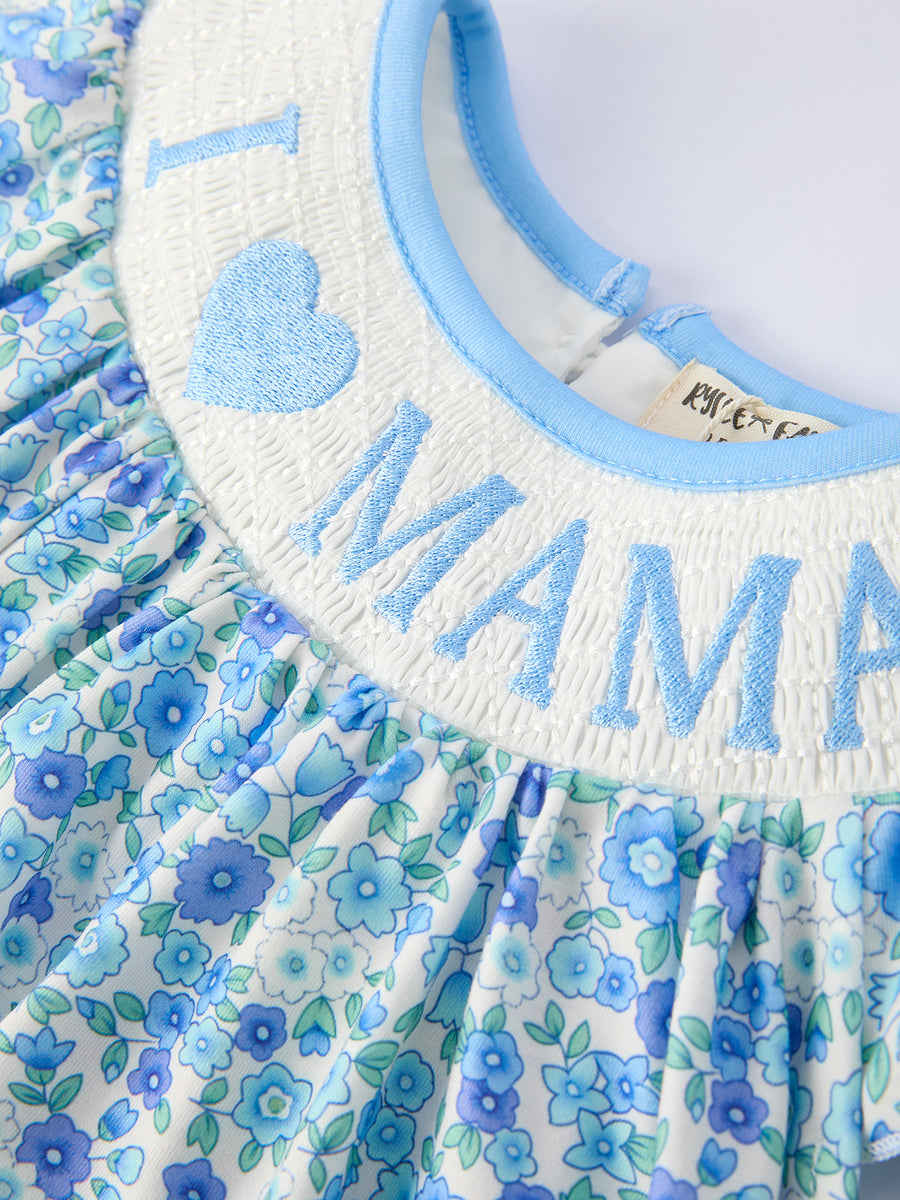 "I ❤ MAMA " Baby Girls  Dress
