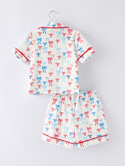 Mommy & Me 4th of july Print Pajama Set