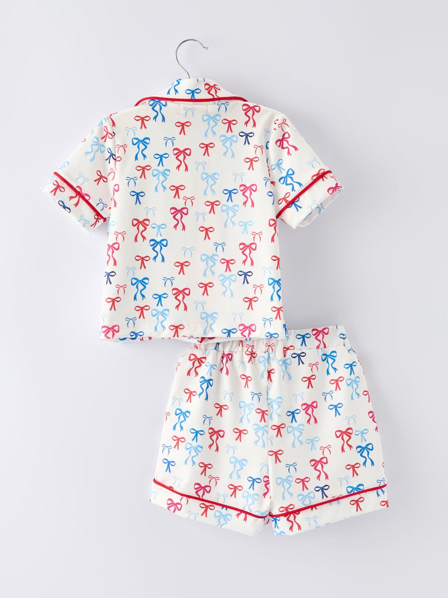 Mommy & Me 4th of july Print Pajama Set
