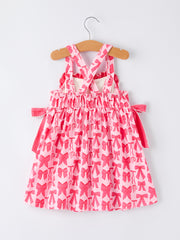 “MAMA'S GIRL”  Bow Ruffle Dress
