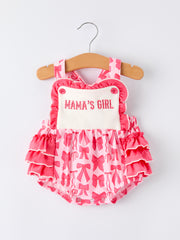"MAMA'S GIRL" Baby Girls Romper