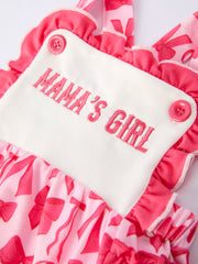"MAMA'S GIRL" Baby Girls Romper