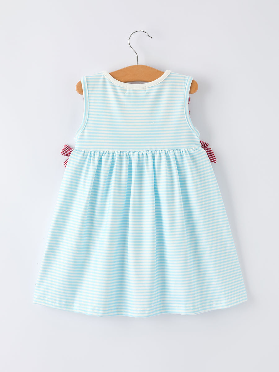 Crab Applique Girl's Dress