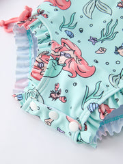 Summer Ocean Girls One Piece Swimsuit