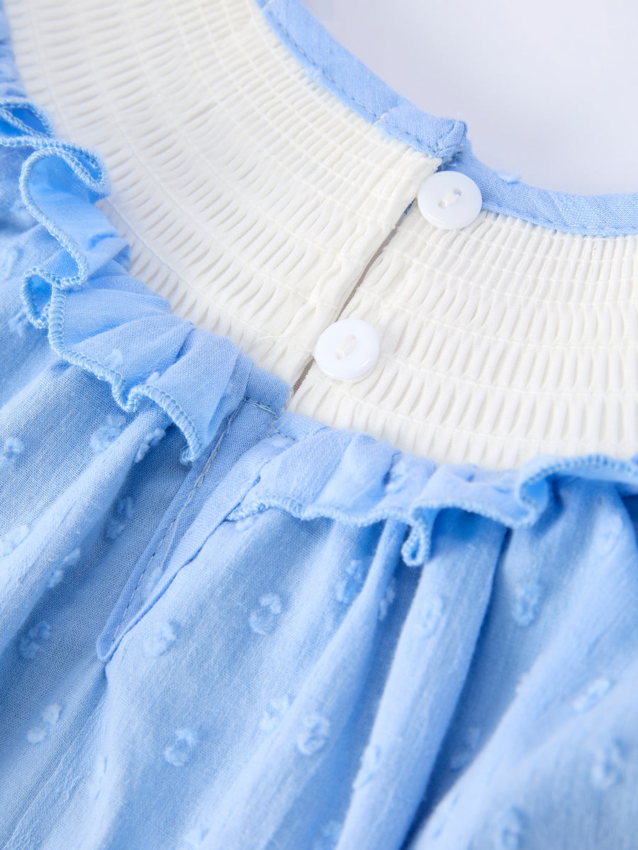 4th of July Flag Girls Bloomer Set Ruffle Collar