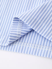 Boys Back To School Apple Polo Short Set