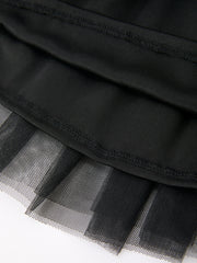 Back To School Crayon Girls Skirt Tulle Applique Skirt