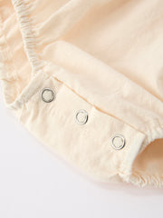 Summer Crochet Square Baby Ruffle Romper