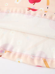 Girls Back To School Apple Pencil Twirl Dress