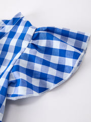 Plaid Bow Baby Romper Mommy Matching