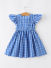Mommy & Me Plaid Bow Dress
